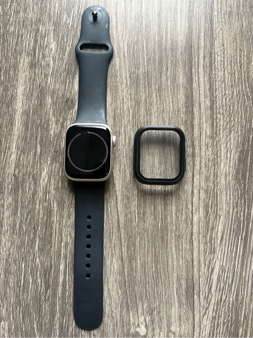 Apple Black Smartwatch with Black Sport Band